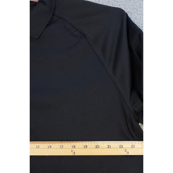 Harrington Mens Golf Shirt XL Black Short Sleeve Performance - Picture 6 of 10
